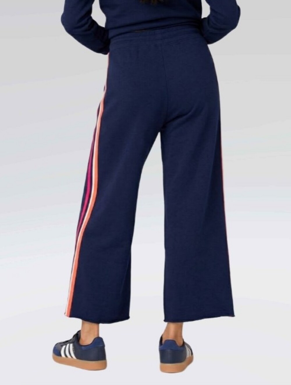 Krimson Klover Harper Crop Pant In Navy Blue Size XS - Picture 2 of 4